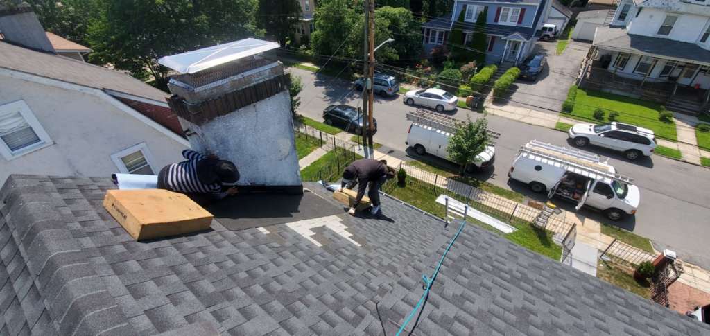 Chimney Flashing Installation Service Project Shot 1