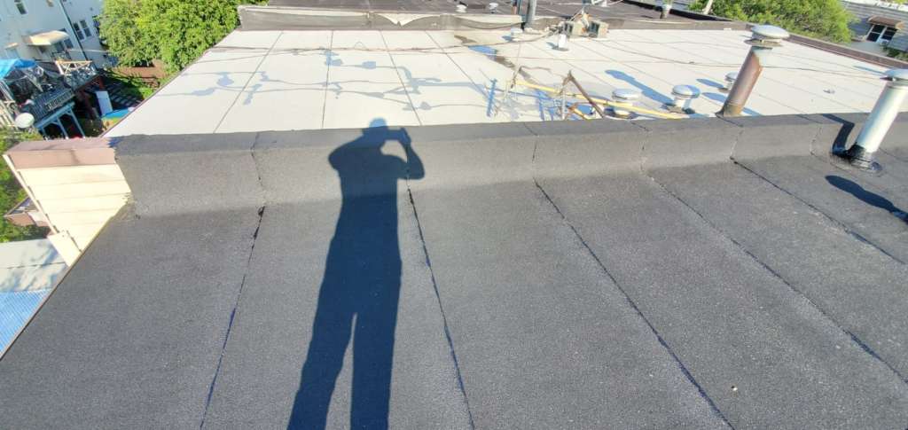Existing Flat Roof Repair Service the Bronx Project Shot 1