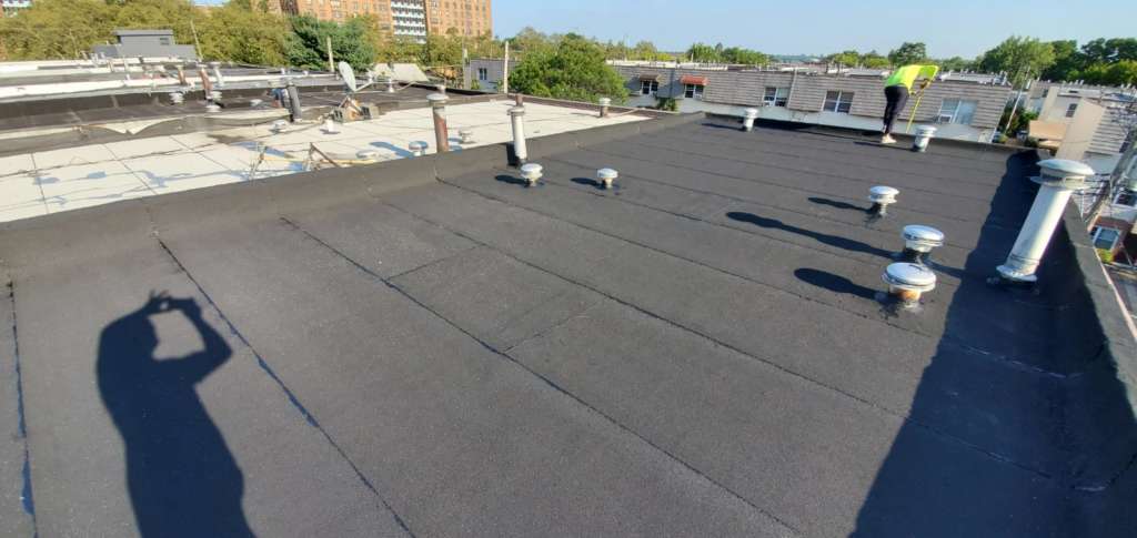 Existing Flat Roof Repair Service the Bronx Project Shot 4