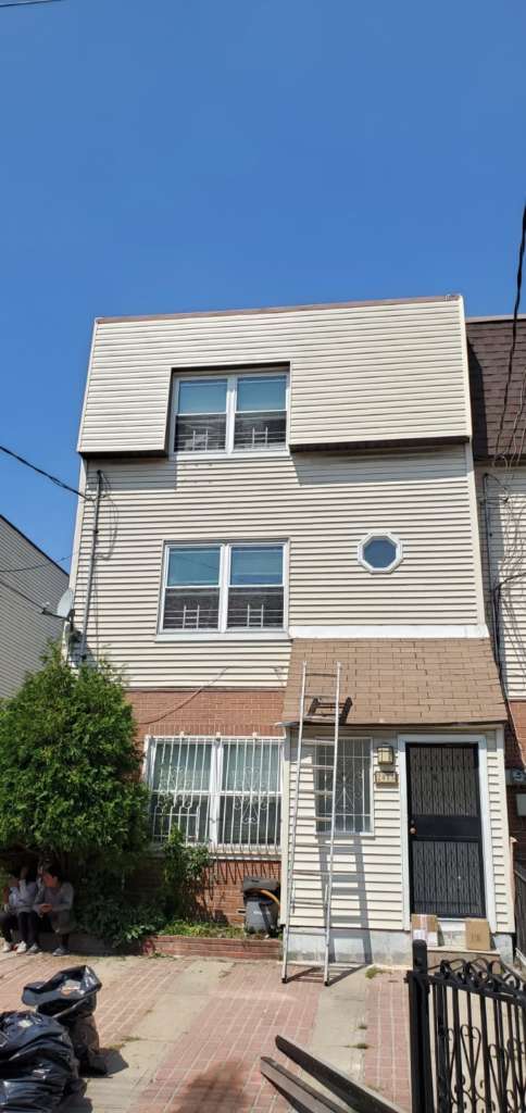Existing Siding Installation the Bronx Project Shot 2