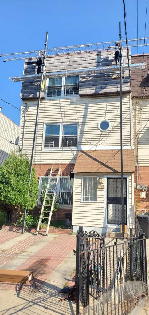 Existing Siding Installation the Bronx Project Shot 3