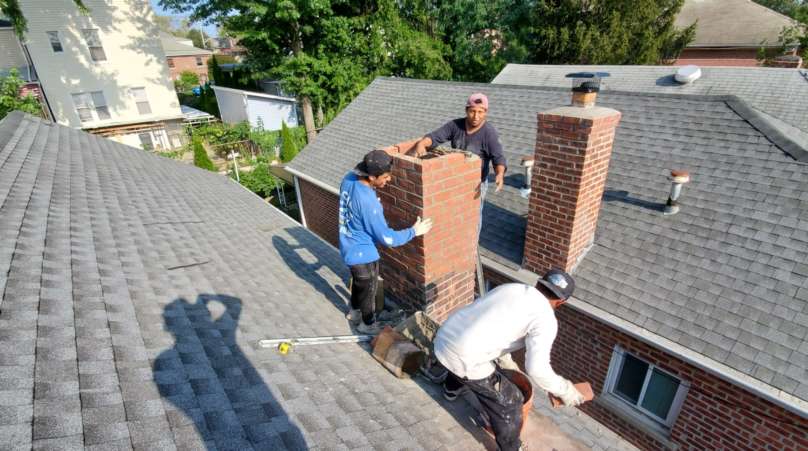 Chimney and Roof Installation Service Project Shot 3
