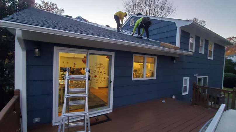 Shingle Roof Repair in White Plains Project Shot 9