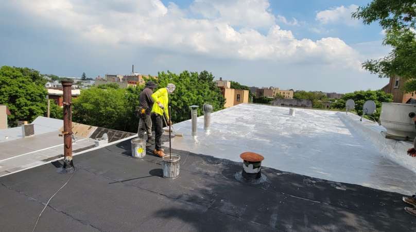 Roof Alluminum Painting in the Bronx Project Shot 4