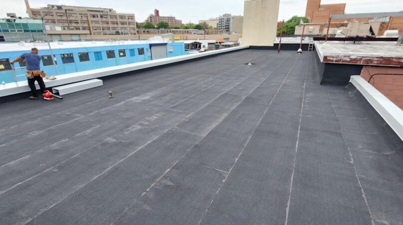 Full Chimney Crown Repair in Harrison Westchester Project Shot 8