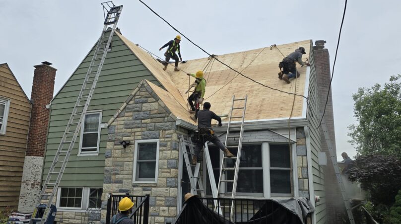 New Shingle Roof and Plywood Replacement in Bronx NY Project Shot 1