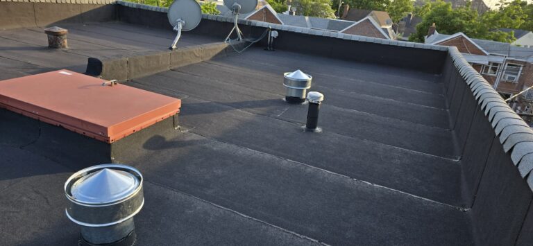 Flat Roof Shingle Roof & Gutter Replacement in Bronx NY Project Shot 8