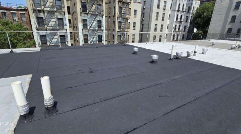 Flat Roof Installation in Bronx NY Project Shot 1
