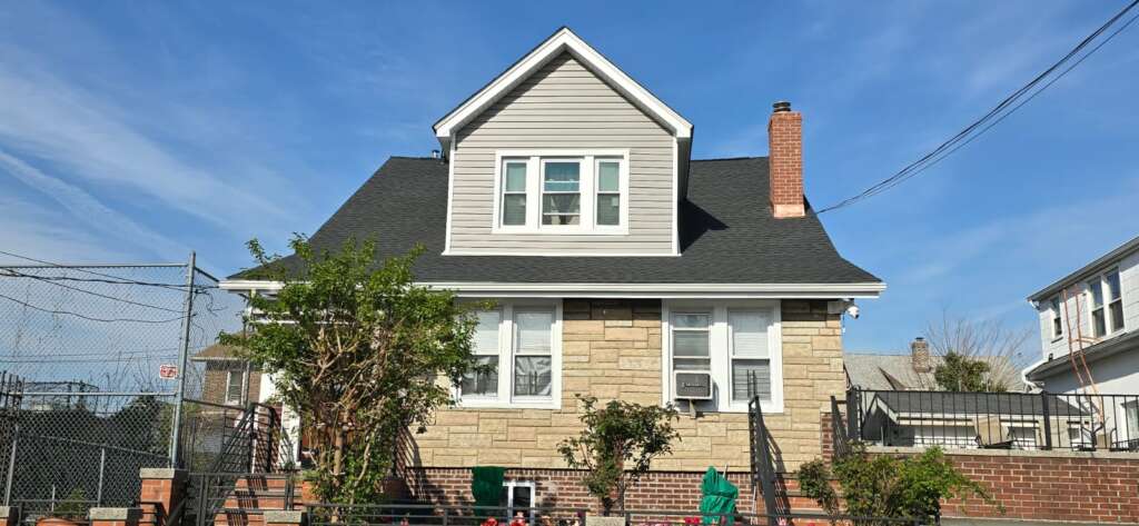 New Shingle Roof, Gutter, Siding and Soffit Installation in Bronx Project Shot 3