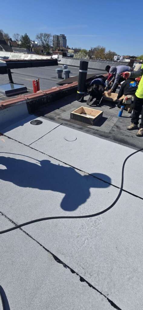 Excellent Flat Roof Replacement Bronx NY Project Shot 6