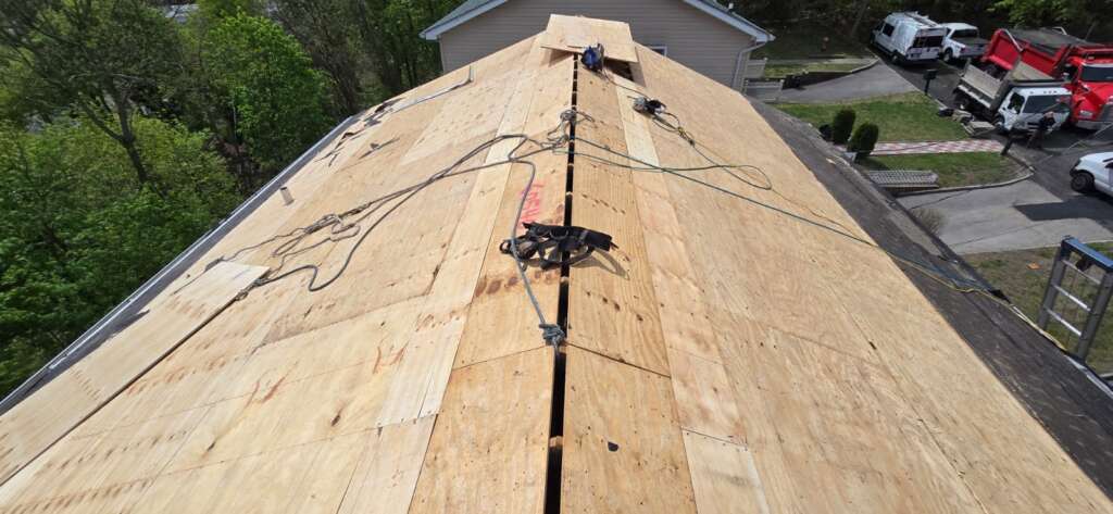 New Shingle Roof, Gutter and Plywood Replacement Yonkers Project Shot 3