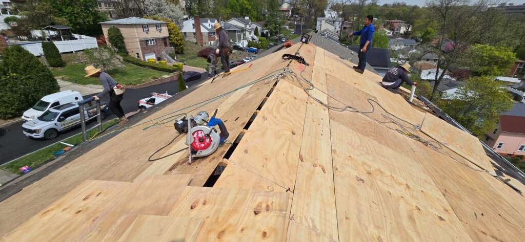 New Shingle Roof, Gutter and Plywood Replacement Yonkers Project Shot 4