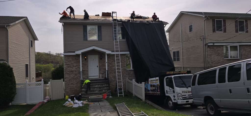 New Shingle Roof, Gutter and Plywood Replacement Yonkers Project Shot 6