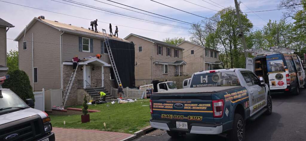 Project: New Shingle Roof, Gutter and Plywood Replacement Yonkers