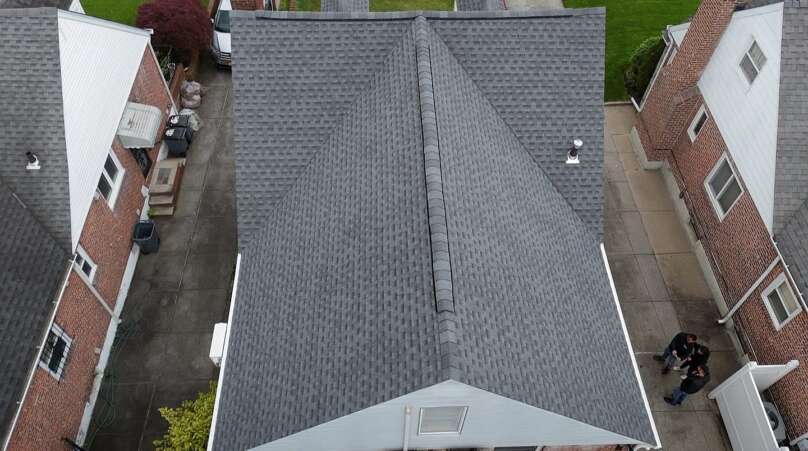 Roof, Plywood, Siding and Gutter Installation in Queens NY Project Shot 3