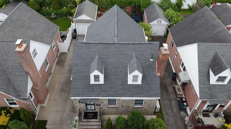 Roof, Plywood, Siding and Gutter Installation in Queens NY Project Shot 4