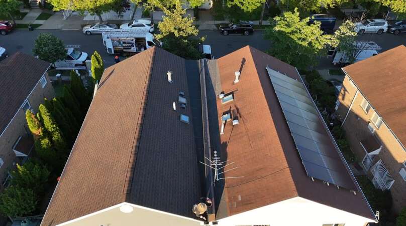 Roof, Plywood, Soffit and Gutter Replacement in Bronx Project Shot 1