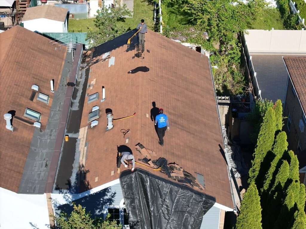 Roof, Plywood, Soffit and Gutter Replacement in Bronx Project Shot 11