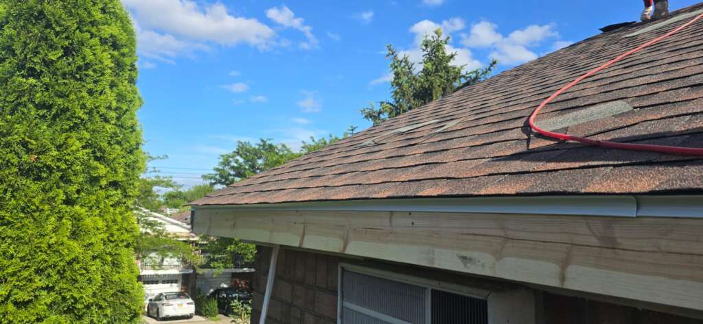 Roof, Plywood, Soffit and Gutter Replacement in Bronx Project Shot 2