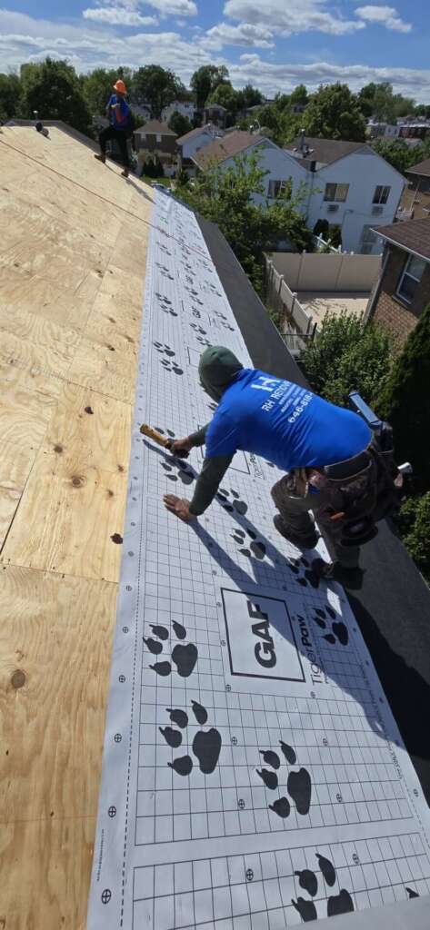 Roof, Plywood, Soffit and Gutter Replacement in Bronx Project Shot 3