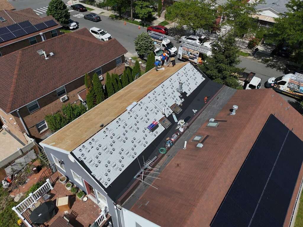 Roof, Plywood, Soffit and Gutter Replacement in Bronx Project Shot 9