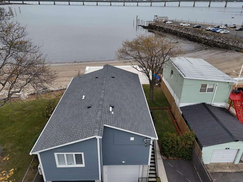 New Gutter, Plywood & Shingle Roof Installation – Bronx, NY - Detail 5