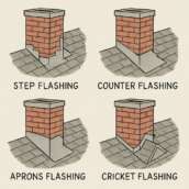 How to Install Flashing Around a Chimney