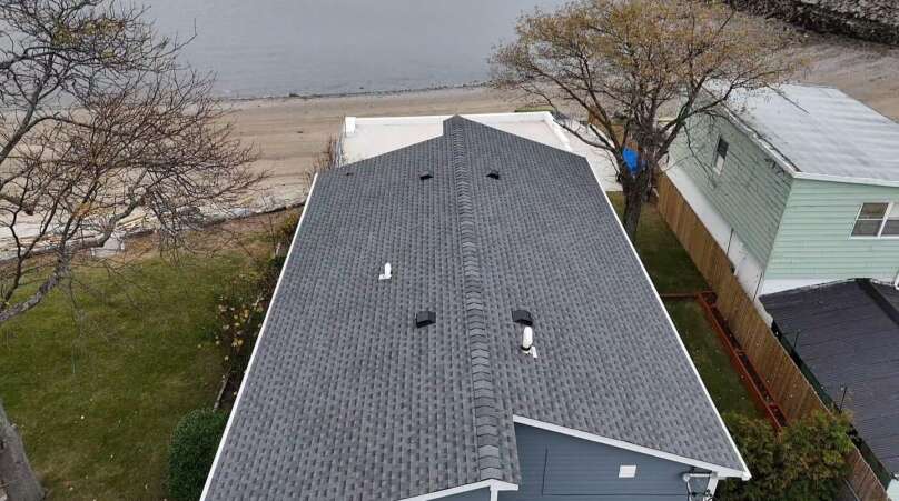 New Gutter, Plywood & Shingle Roof Installation – Bronx, NY