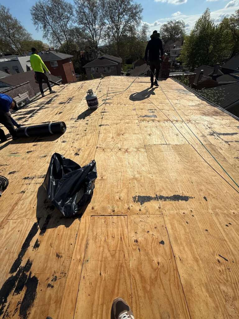 Flat Roof Replacement Project in Flushing, Queens - Detail 2