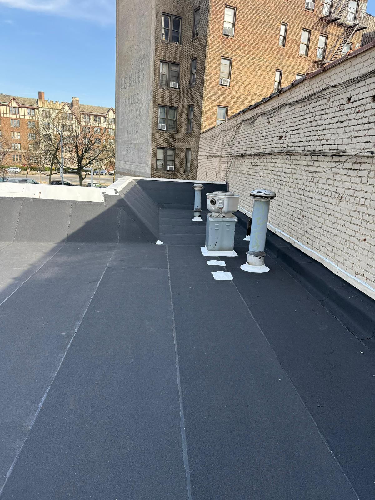 Flat Roof Replacement Project in Flushing, Queens