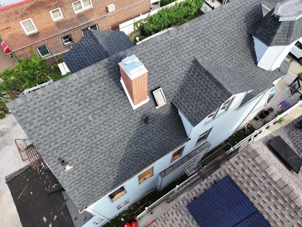 Shingle Roof, Gutter, and Soffit Replacement in Morris Park, Bronx - Detail 3