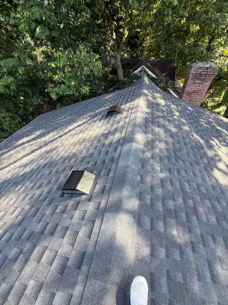 Shingle Roof Replacement & Gutter, Soffit, Chimney Copper Flashing – White Plains Westchester - Detail 5