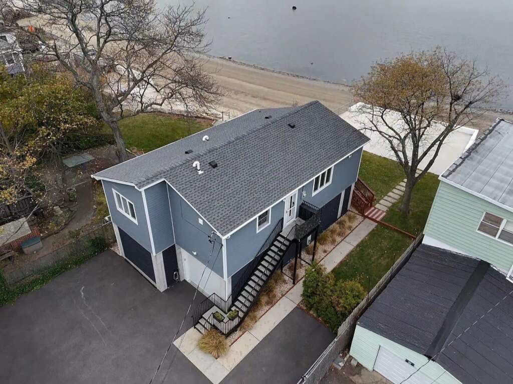 New Gutter, Plywood & Shingle Roof Installation – Bronx, NY - Detail 4