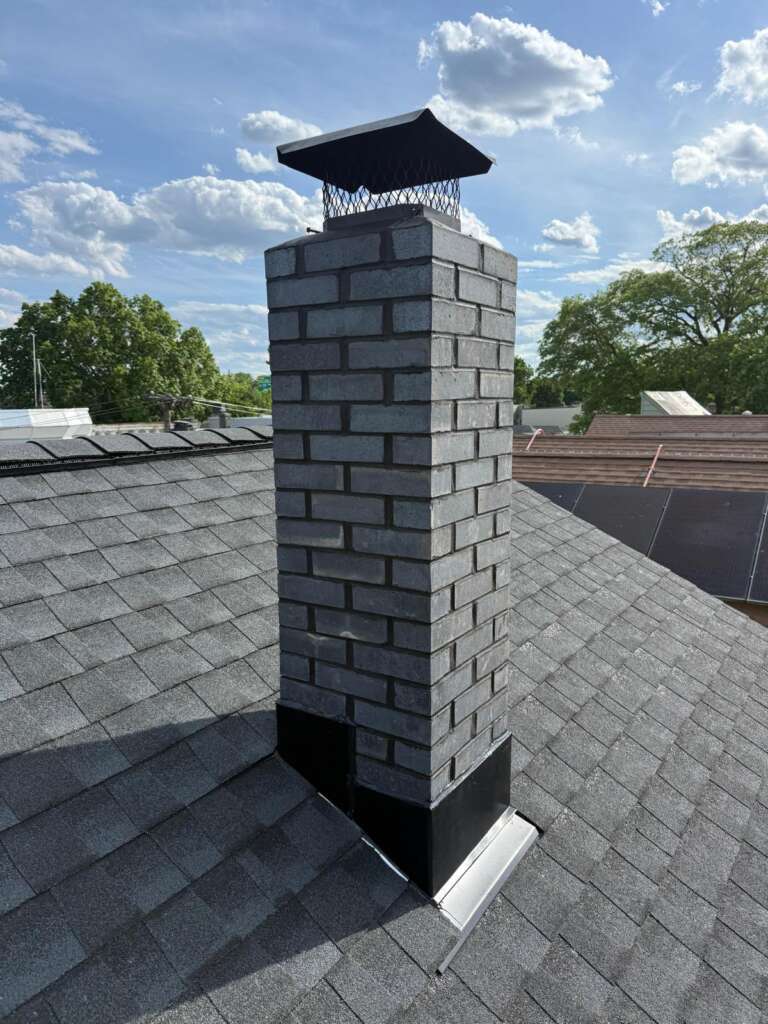 Shingle Roof Replacement, Gutter Installation & Chimney Rebuild in the Bronx, NY - Detail 3