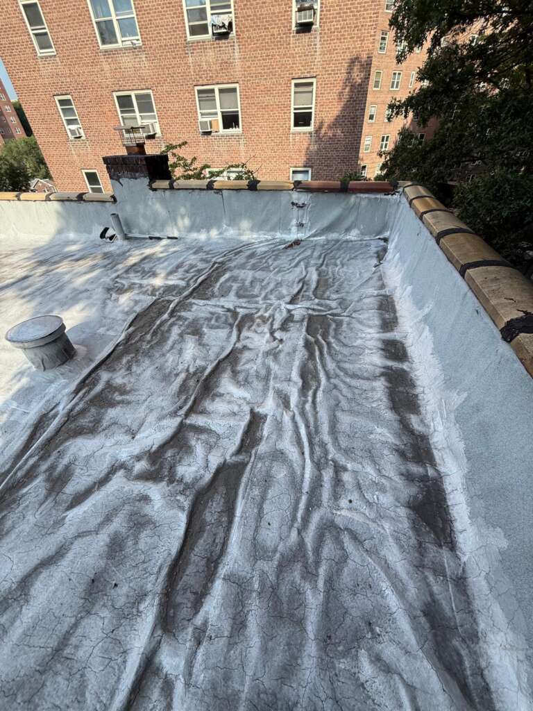 Flat Roof, Skylight & Gutter Replacement Pelham Bay Bronx NY Project Shot 2