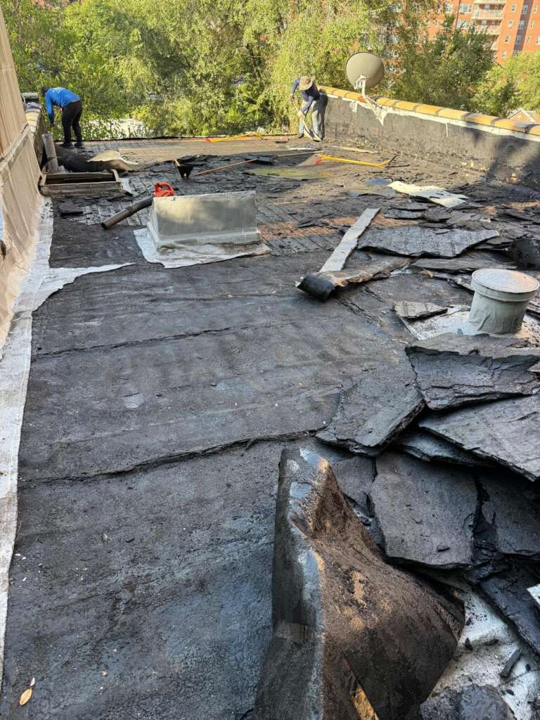 Flat Roof, Skylight & Gutter Replacement Pelham Bay Bronx NY Project Shot 4