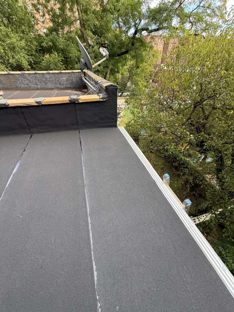 Flat Roof, Skylight & Gutter Replacement Pelham Bay Bronx NY Project Shot 8