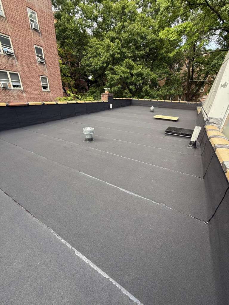 Flat Roof, Skylight & Gutter Replacement Pelham Bay Bronx NY Project Shot 9