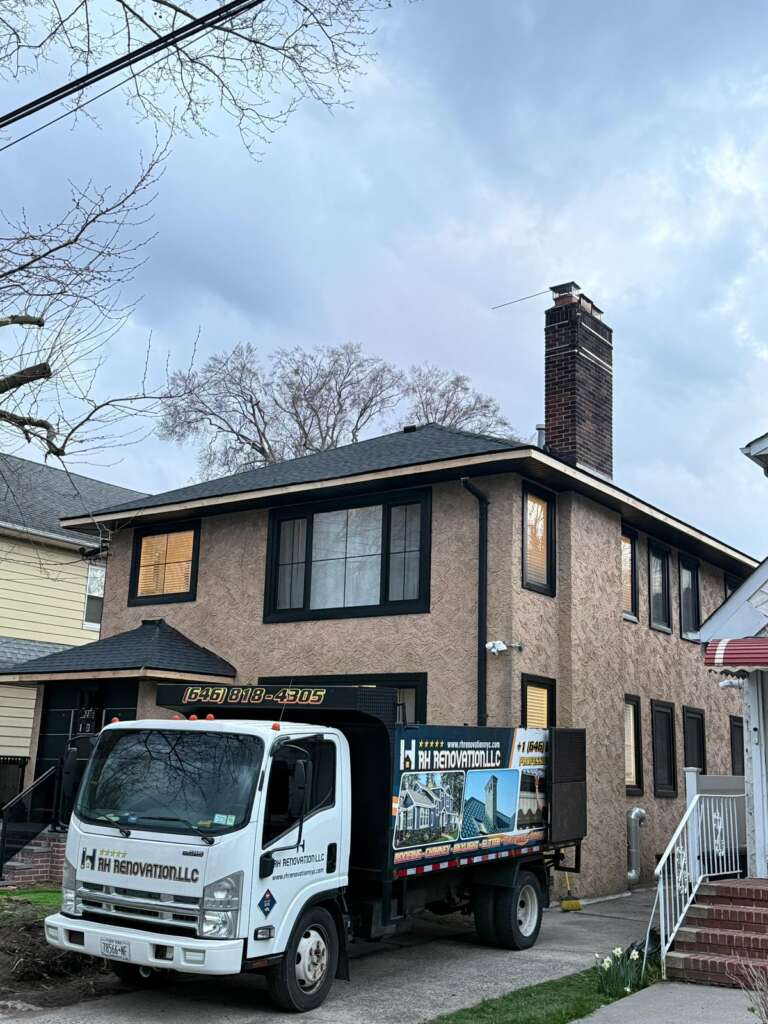 nstall new soffit and no gutter in Queens