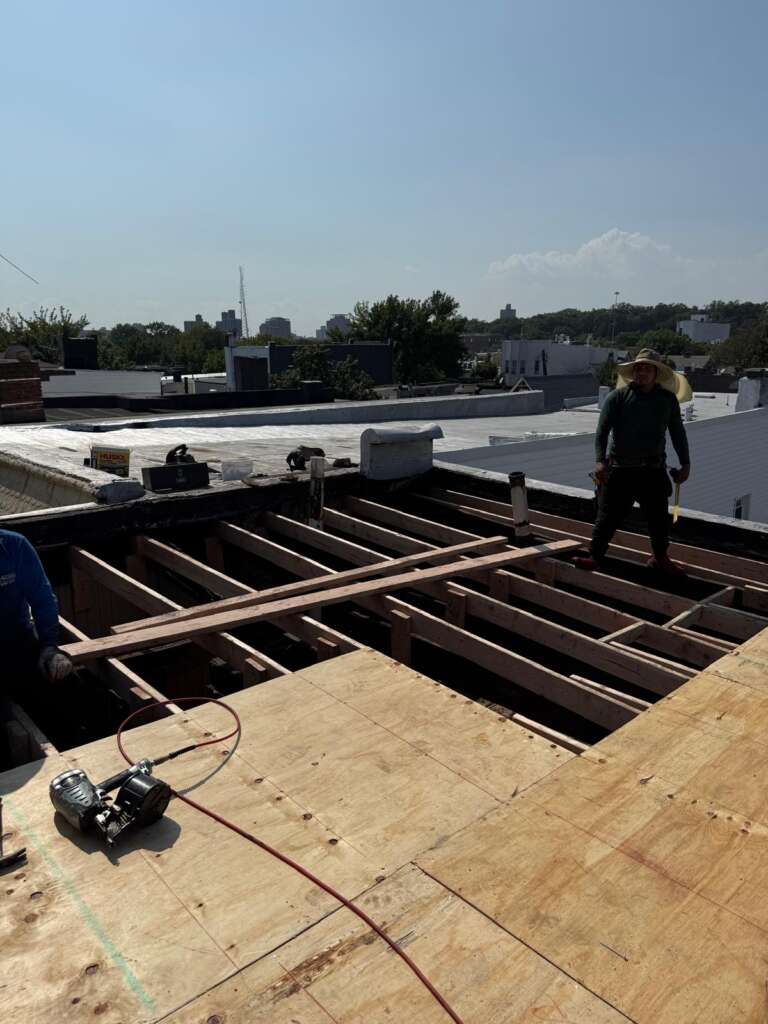 Professional Flat Roof Replacement Service Morris Park Bronx NY Project Shot 4