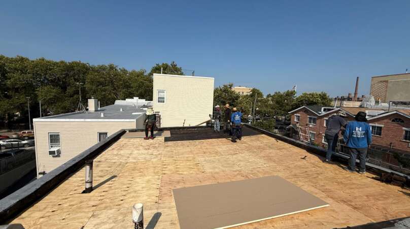 Professional Flat Roof Replacement Service Morris Park Bronx NY Project Shot 5