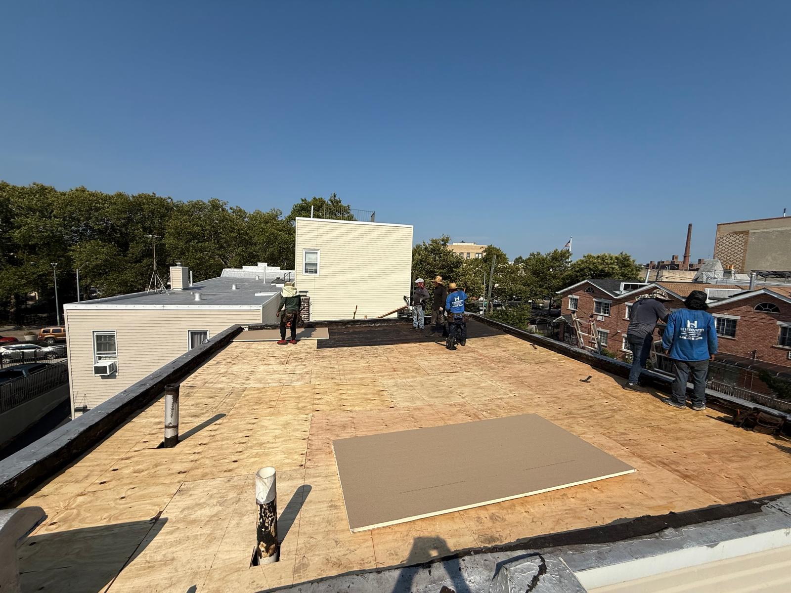 Professional Flat Roof Replacement Service Morris Park Bronx NY Project Shot 5