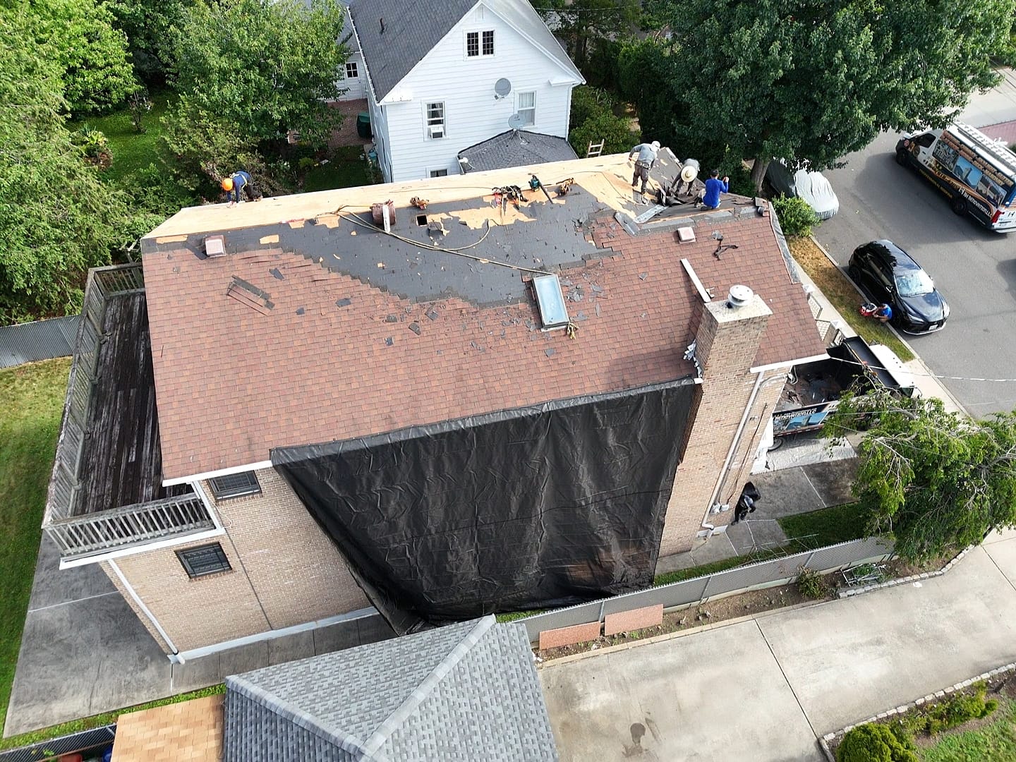 Professional Shingle and Gutter Replacement in Queens NY Project Shot 1