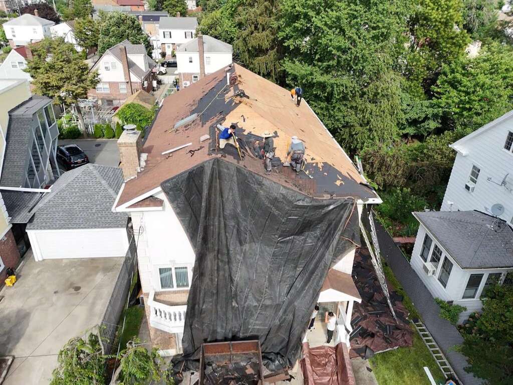 Professional Shingle and Gutter Replacement in Queens NY Project Shot 8