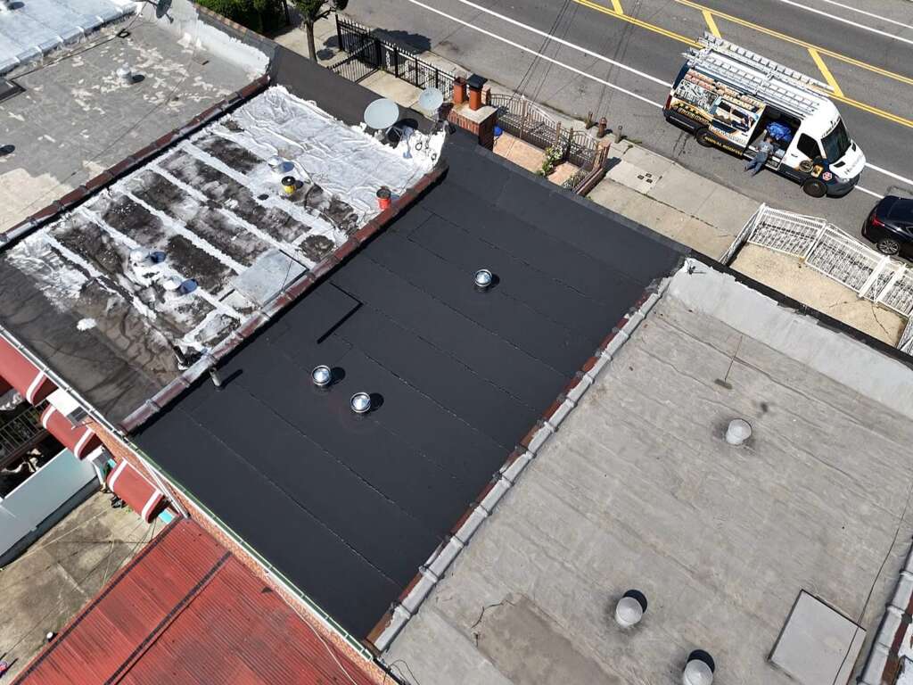 Project 4: Flat Roof Replacement in the Bronx Project Shot 2
