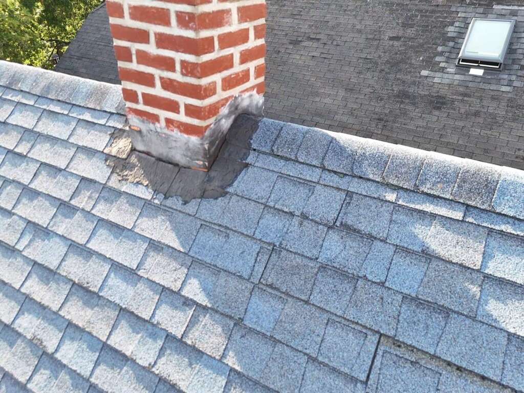 Shingle & Gutter Replacement and Chimney & Flashing Installation Project Shot 4