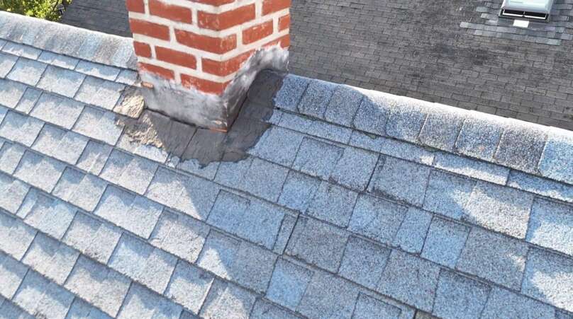 Shingle & Gutter Replacement and Chimney & Flashing Installation Project Shot 4