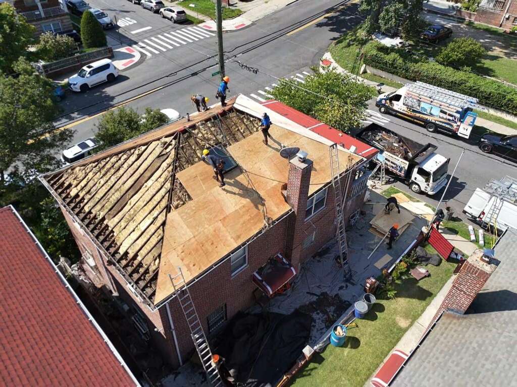 Shingle Roof, Gutter & Skylight Replacement in the Bronx Project Shot 2