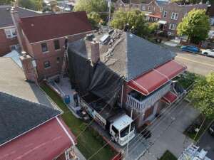 Shingle Roof, Gutter & Skylight Replacement in the Bronx Project Shot 3