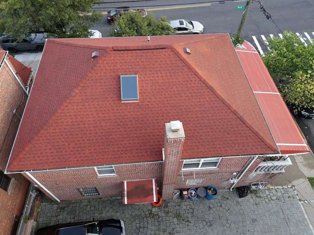 Shingle Roof, Gutter & Skylight Replacement in the Bronx Project Shot 5